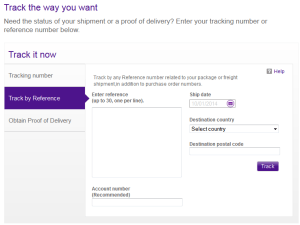 federal express tracking package