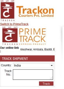 Trackon-Courier-Tracking-Form
